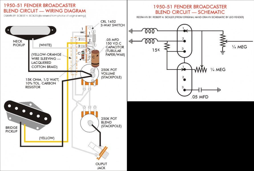 Fender Broadcaster Wiring Diagram Craftful
