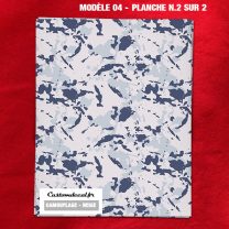 Décalcomanie Camouflage Pour Lunette Arrière De Camionnette - Vinyle Perforé 50/50, Dimensions 66x22 Pouces
